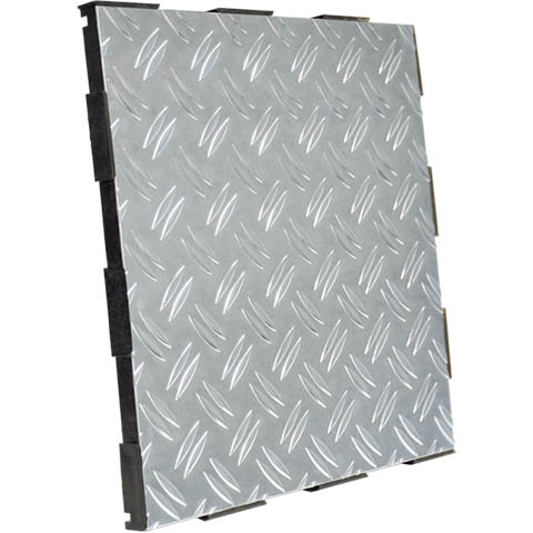 Destination Green Interlocking Garden Tile Aluminium Destination Green Interlocking Garden Tile Aluminium