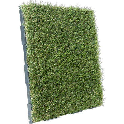 Destination Green Interlocking Garden Tile Grass