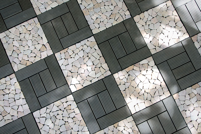 Garden Click Tiles WPC Click Garden Tiles DIY