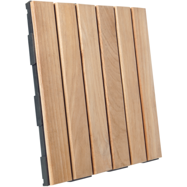 Garden Tile 30×30 cm – Teak - Image 2