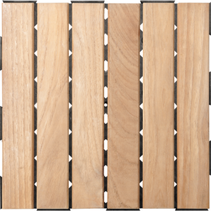 Garden Tile 30×30 cm – Teak
