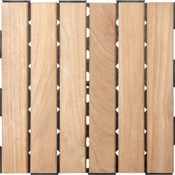 Garden Tile 30×30 cm – Teak