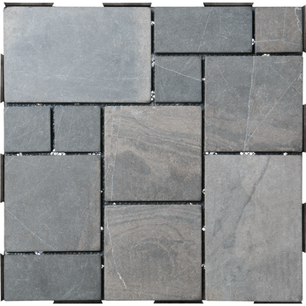 garden tiles patchwork grey click tiles diy