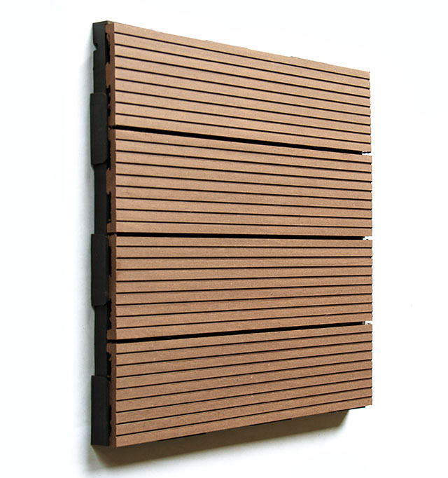 Interlocking Garden Tile Wood Plastic Composite Indonesia